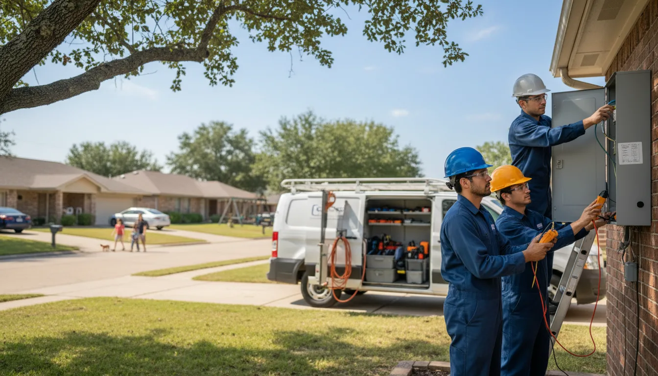 Certified electrician providing emergency electrical services in Harper, IA